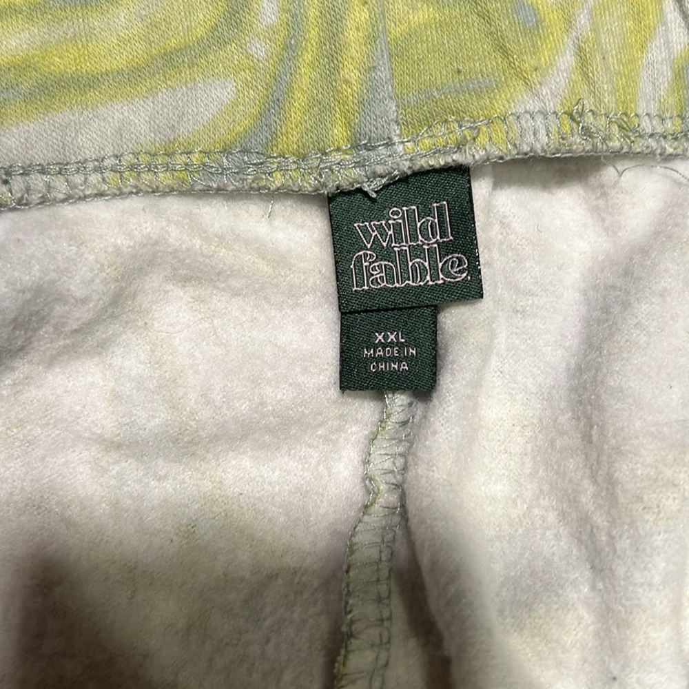 wild fable Green Swirly Sweatpants XXL - Picture 4 of 6